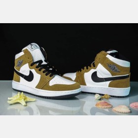 Nike Air Jordan High Camel White Black